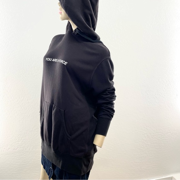 Spiritual Gangster- Black 'You Are A Force' Leopard Hoodie- S - Picture 10 of 16